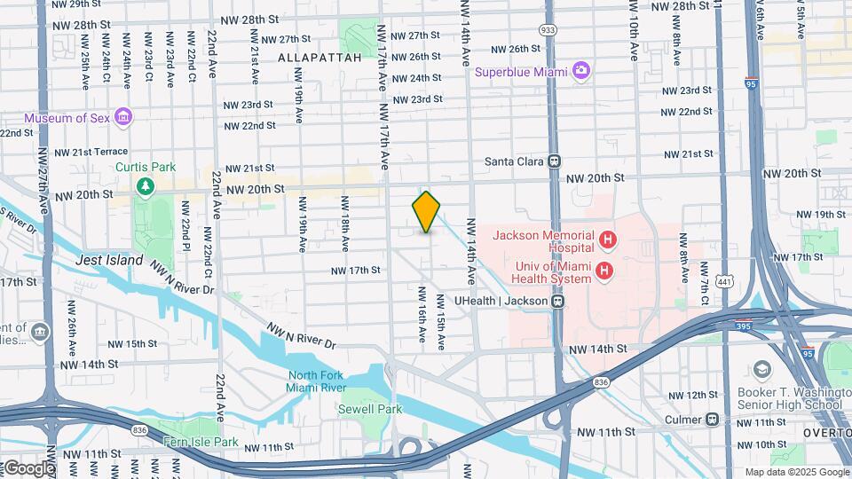 1515 NW 18th St Map and Location Details