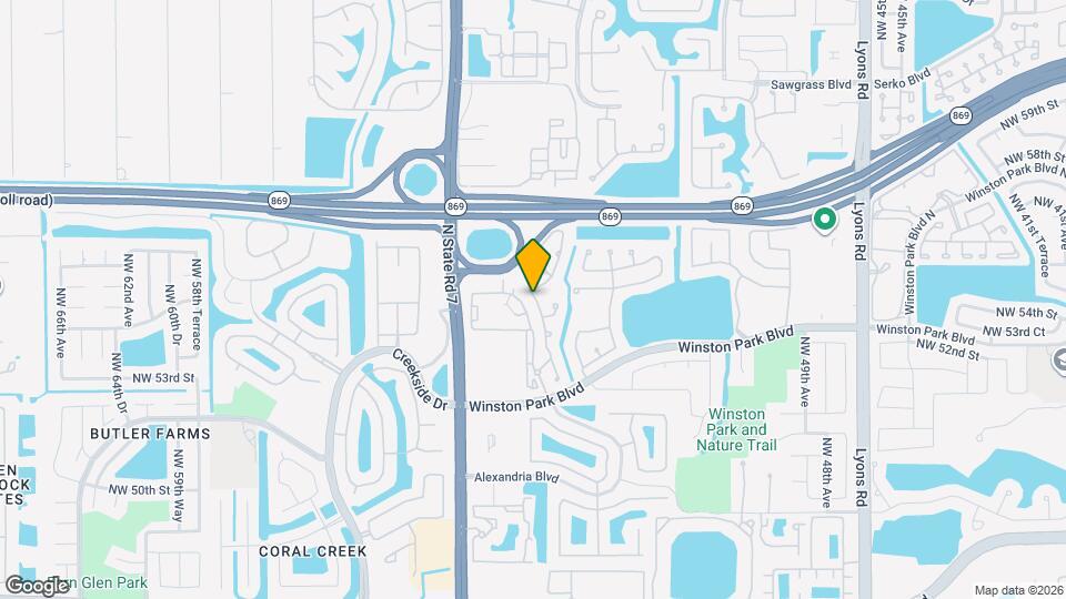 Coconut Palm Club Apartments Map and Location Details