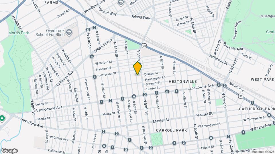 1731 N Redfield St Map and Location Details