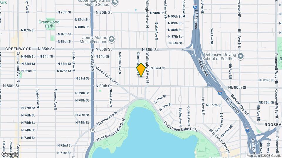 8018 Densmore Ave N Map and Location Details