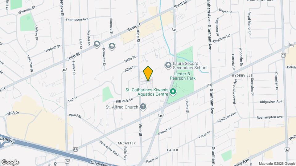 Legacy on Vine Map and Location Details