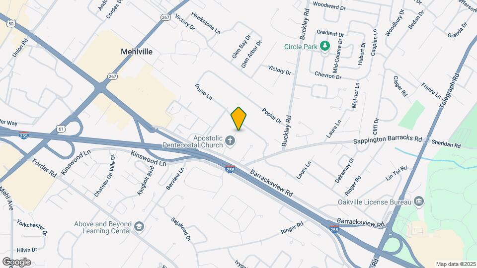 3800 Arthel Dr Mapa y Detalles de la Ubicación