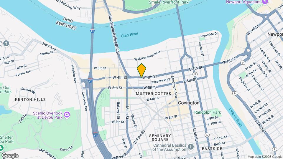 223 W 4th St, Unit 1 Map and Location Details