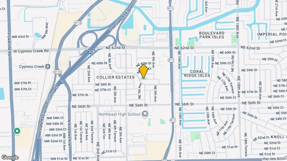 710 NE 58th Ct Map and Location Details