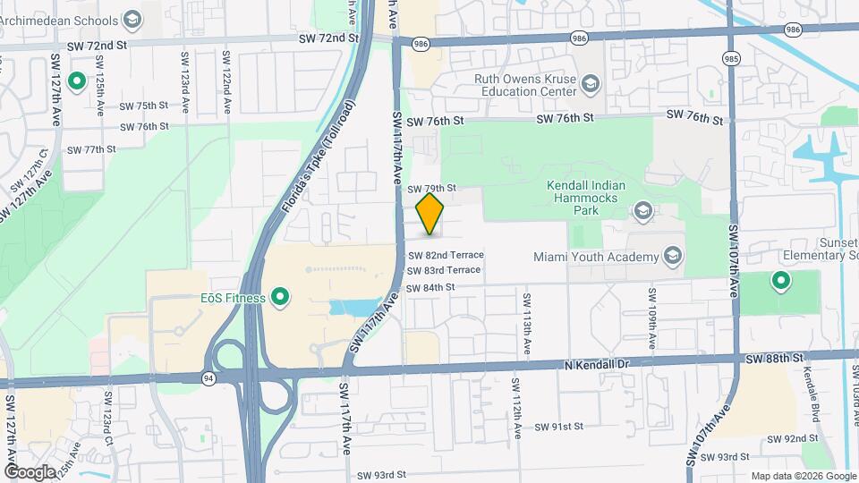 11530 SW 81st Terrace Map and Location Details