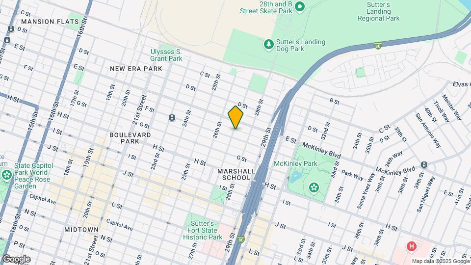 521 27th St Map and Location Details