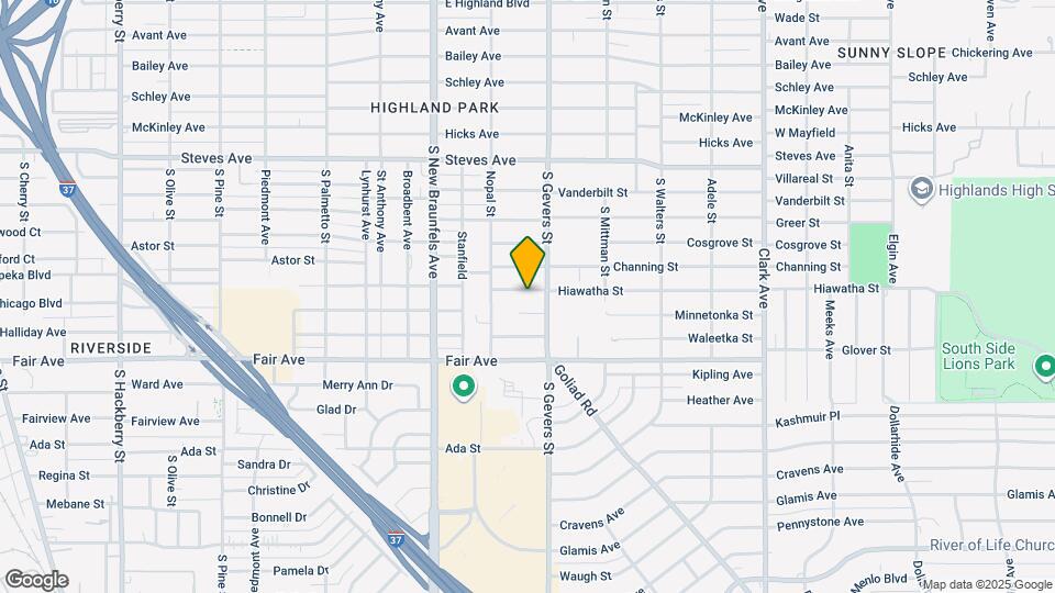 2334 Hiawatha St Map and Location Details