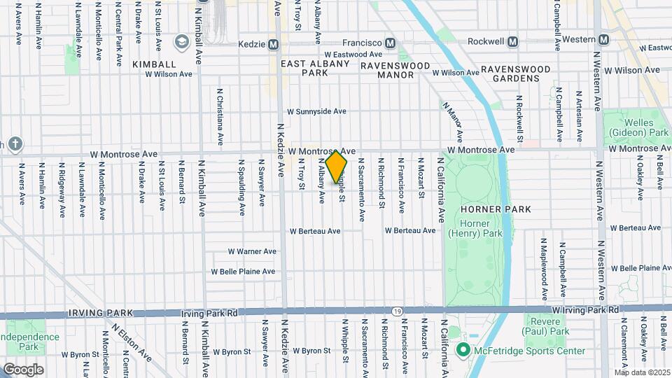 3036 W Cullom Ave Map and Location Details