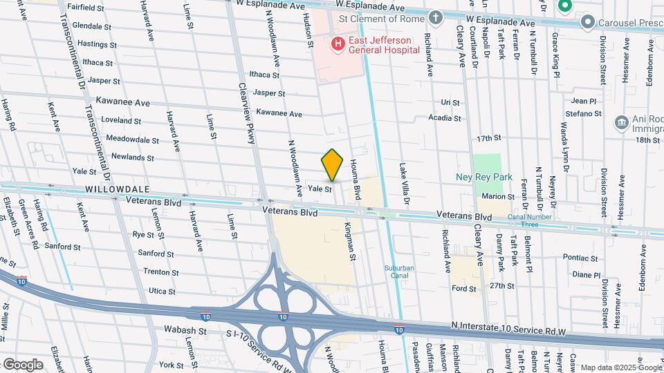 4401 Yale St Map and Location Details