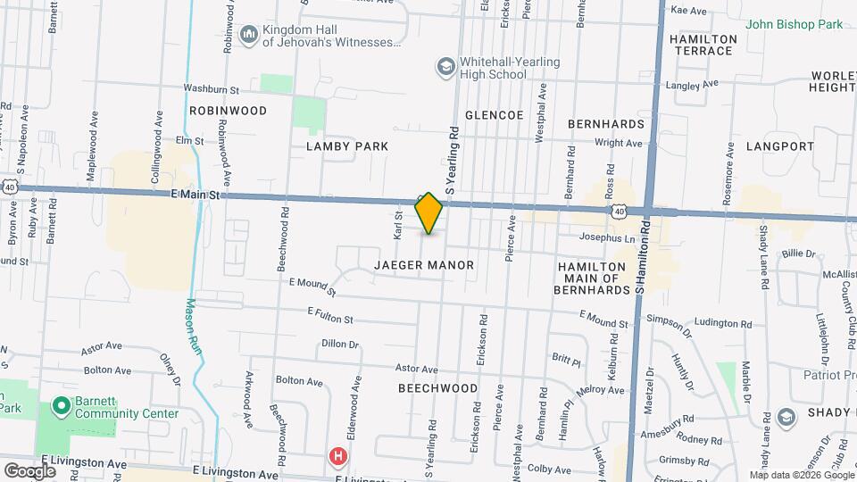 960 Rose Pl Map and Location Details