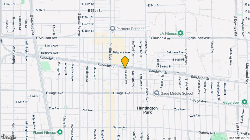 2680 Randolph St Map and Location Details