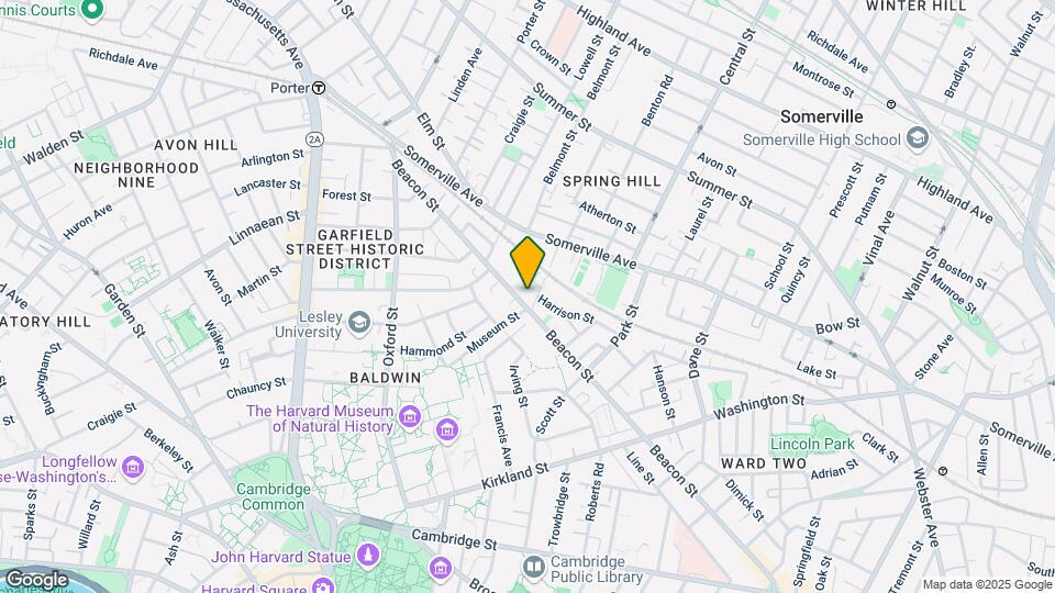 255 Beacon St Map and Location Details