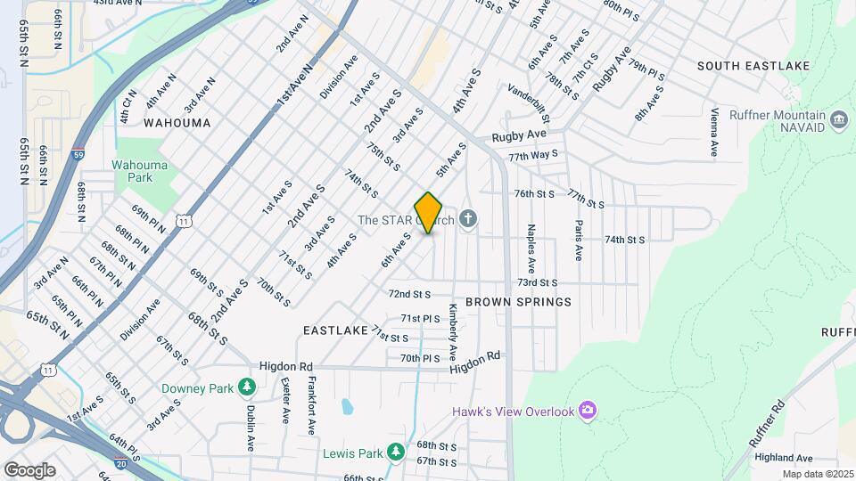 600 74th St S Map and Location Details