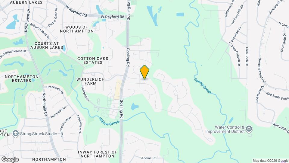 5518 Glenfield Spring Ln Map and Location Details