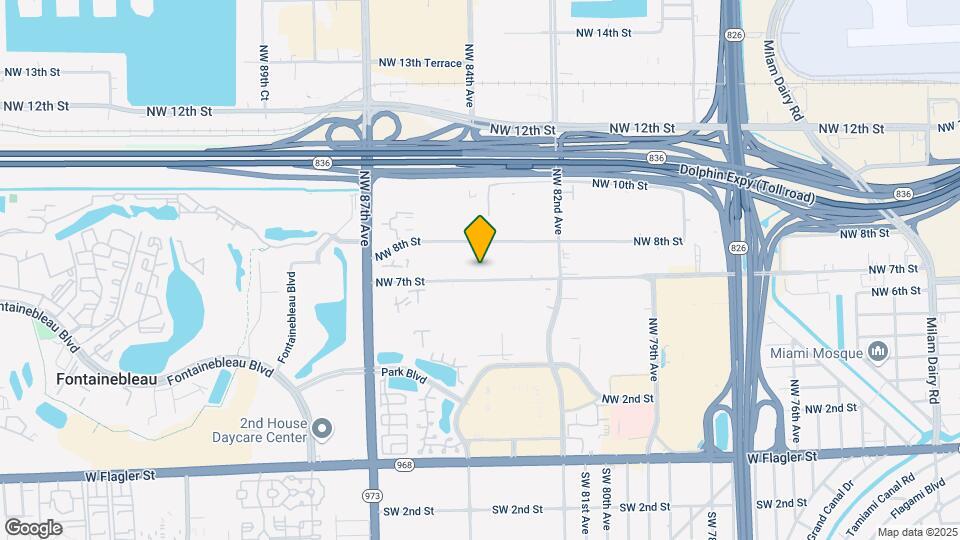 8370 NW 8th St Map and Location Details