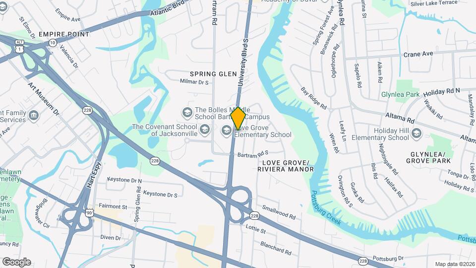 2441 University Blvd S Map and Location Details