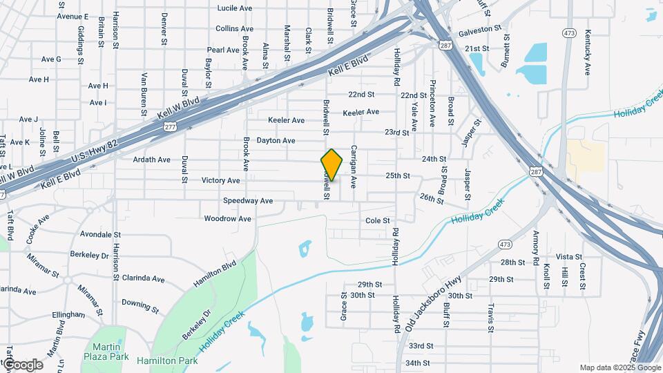 2507 Bridwell St Map and Location Details