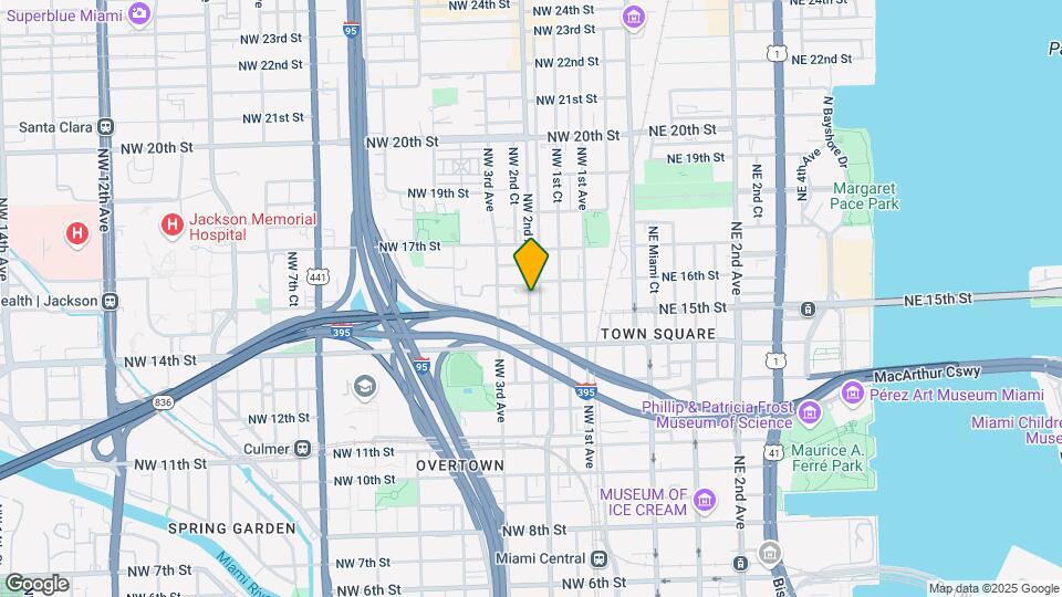 1533 NW 2nd Ave Map and Location Details