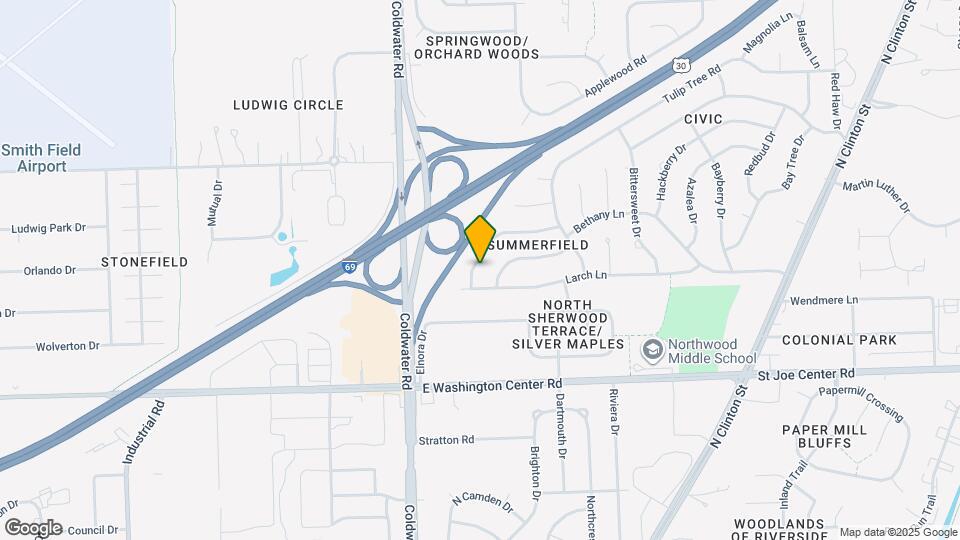 6316 High Point Run Map and Location Details