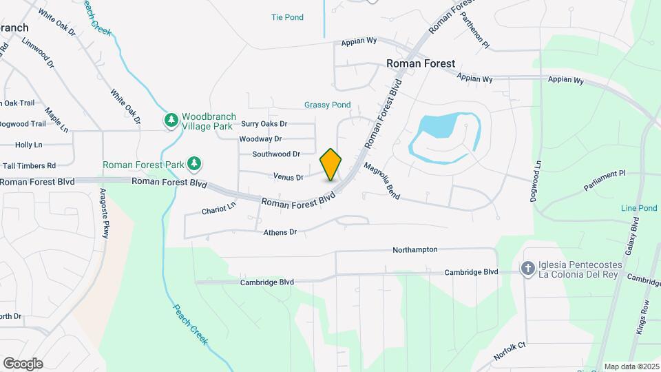 2115 Roman Forest Blvd Map and Location Details