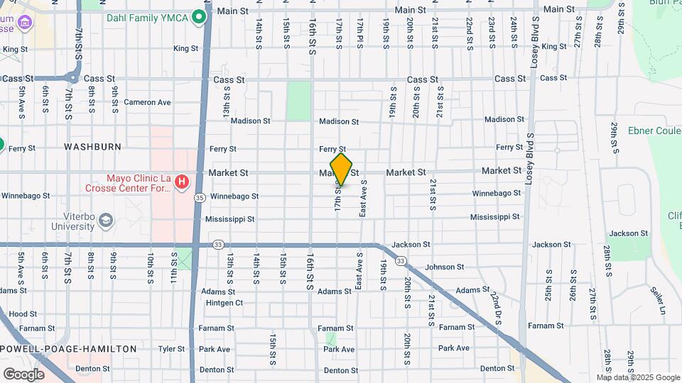 1701 Winnebago St Map and Location Details
