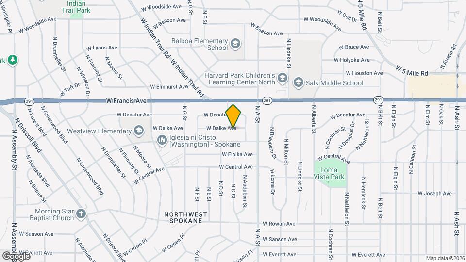 3011 W Dalke Ave Map and Location Details