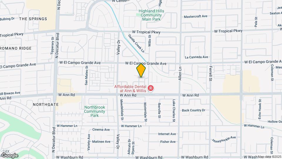 5644 N Native Sunflower St Map and Location Details