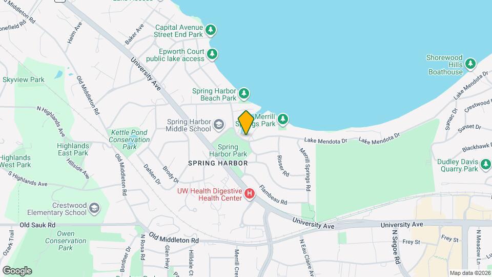 5200 Lake Mendota Dr Map and Location Details
