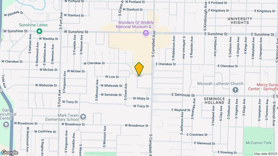 2060 S Wedgewood Ave Map and Location Details