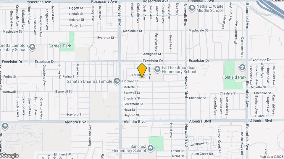 11919 Hopland St Map and Location Details