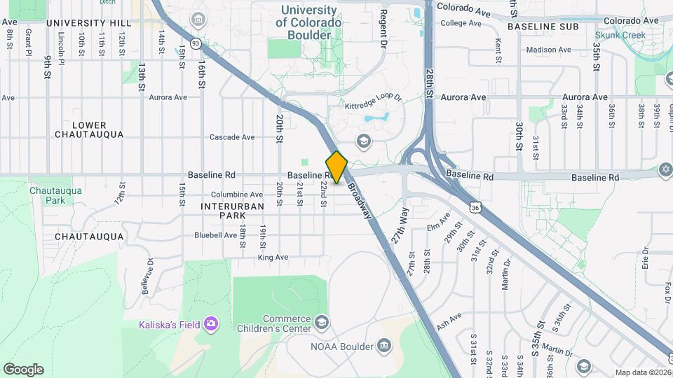 2221 Columbine Ave Map and Location Details