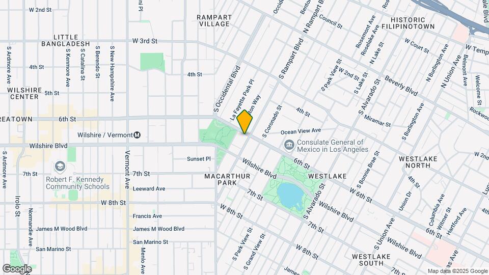 603 S Rampart Blvd Map and Location Details
