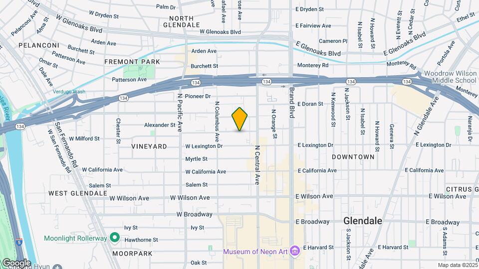 334 W Milford St Map and Location Details