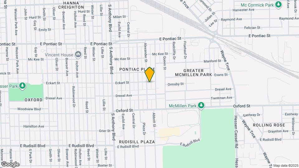 3105 Alexander St Map and Location Details