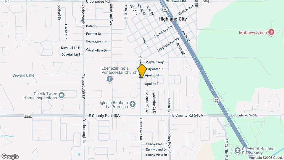 5918 Crews Lake Rd Map and Location Details