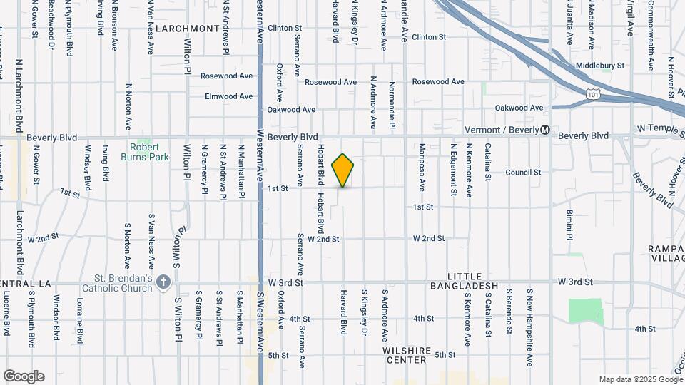 4250 W 1st St Mapa y Detalles de la Ubicación