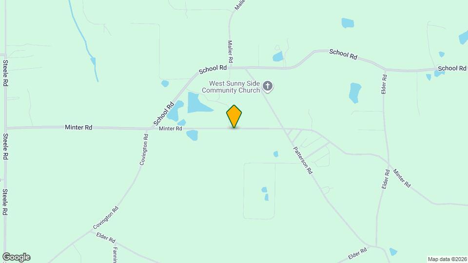 1195 Minter Rd Map and Location Details