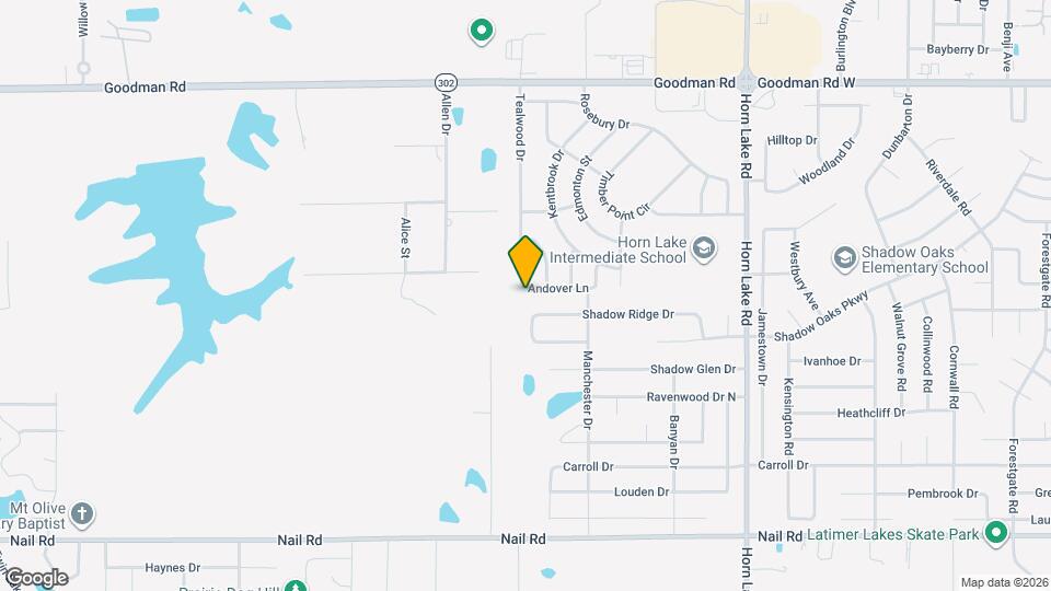 4495 Andover Ln Map and Location Details