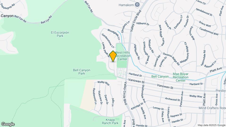 6911 Sunset Ridge Ct Map and Location Details