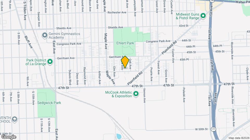 4545 Park Ave, Unit 1 Map and Location Details