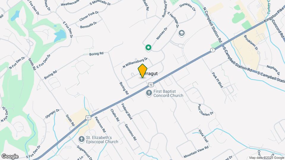 11703 S. Williamsburg Dr Mapa y Detalles de la Ubicación