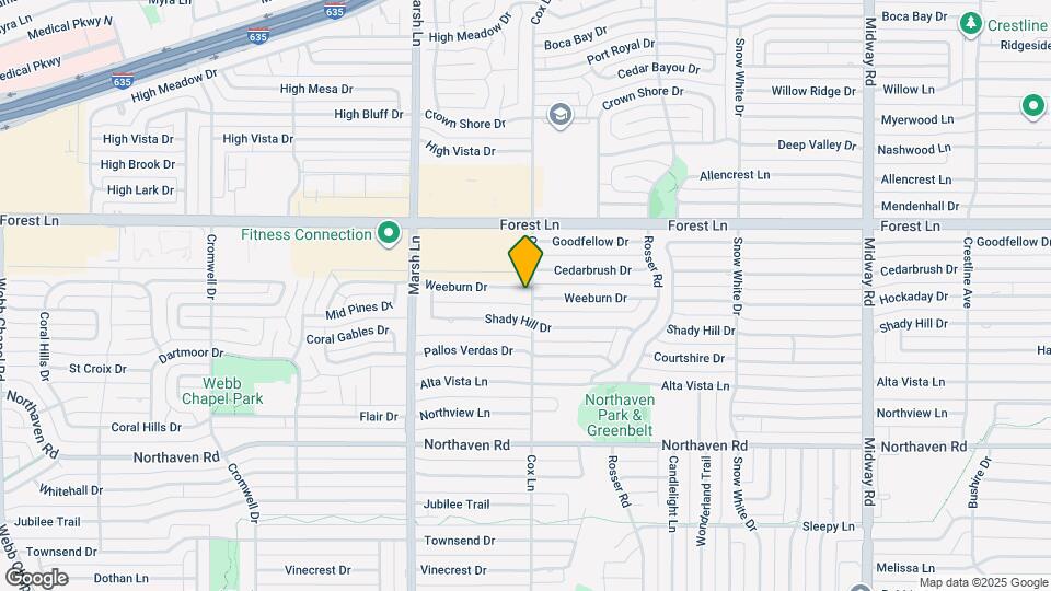 3786 Weeburn Dr Map and Location Details