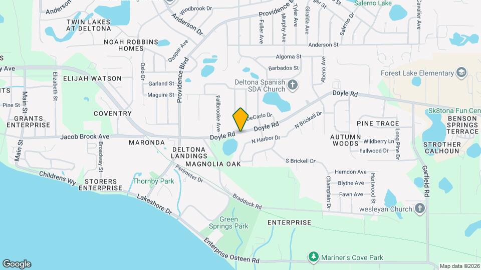 1013 Doyle Rd Map and Location Details