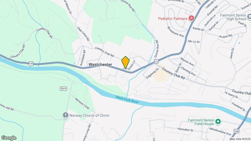 1717 Locust Ave Map and Location Details