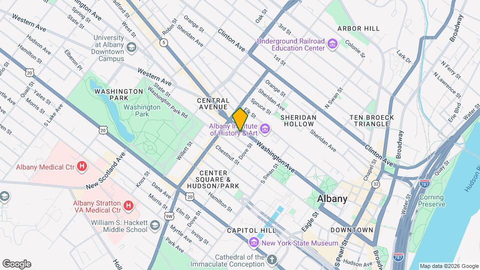 176 Washington Ave Map and Location Details