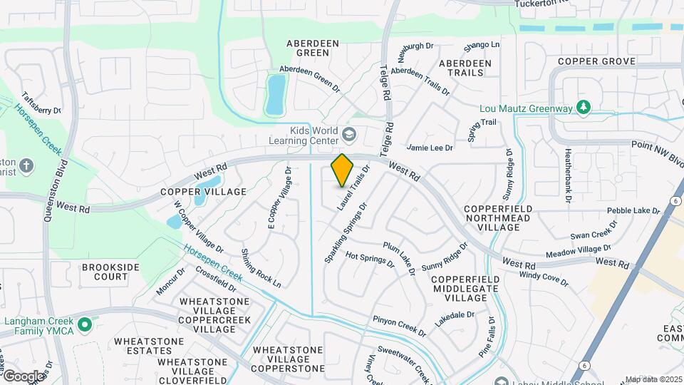 16110 Springbank Dr Map and Location Details