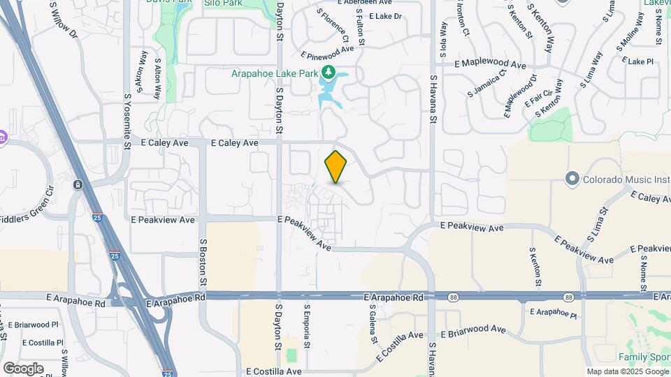 6375 S Florence Way Map and Location Details