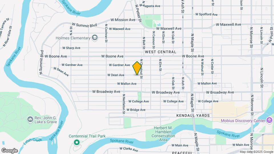 2115 W Dean Ave Mapa y Detalles de la Ubicación