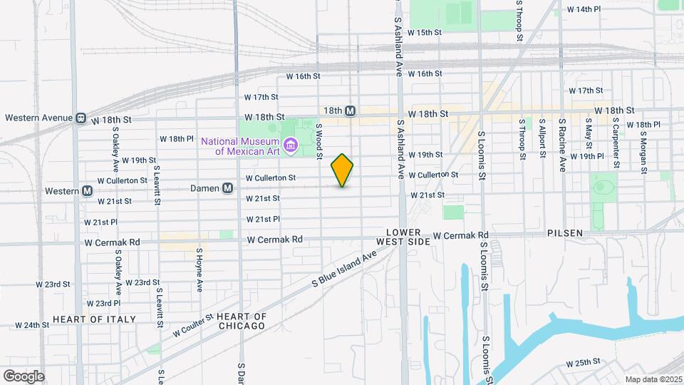 1726 W. 21st St. Map and Location Details
