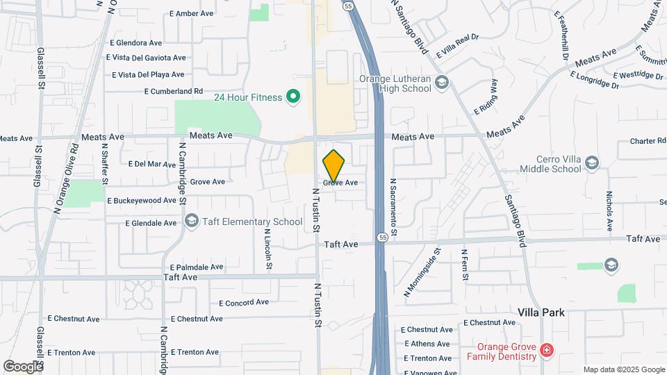 1742 E Grove Ave Map and Location Details